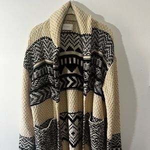 Lucky brand oversized cardigan jacket